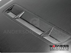 Ford Mustang Shelby GT500 GT Style Hood by Anderson Composites - Carbon Fiber 